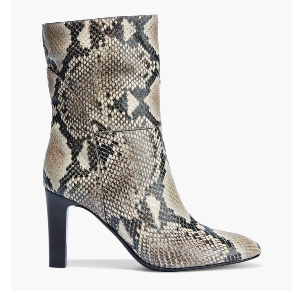 Kubrick Snake Leather Ankle Boots